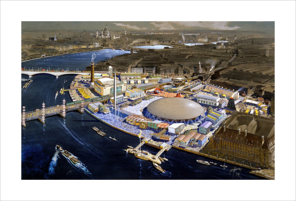 Festival of Britain 1951, Panorama of South Bank Site