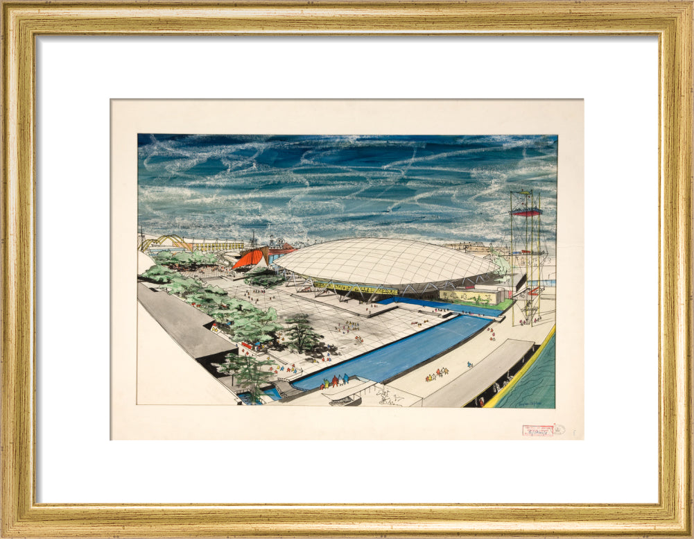 Festival of Britain 1951, Dome of Discovery and South Bank Concourse