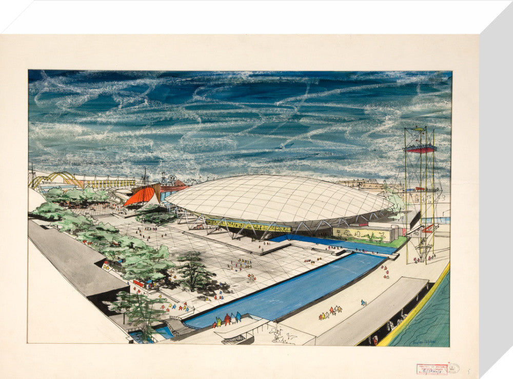 Festival of Britain 1951, Dome of Discovery and South Bank Concourse