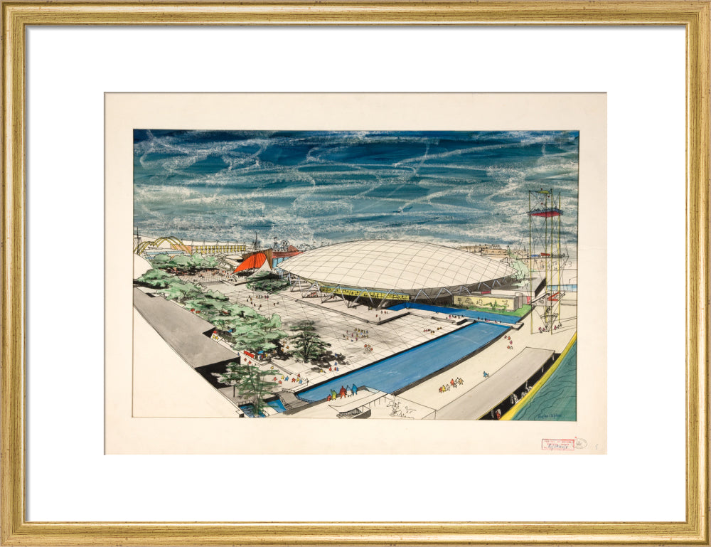 Festival of Britain 1951, Dome of Discovery and South Bank Concourse