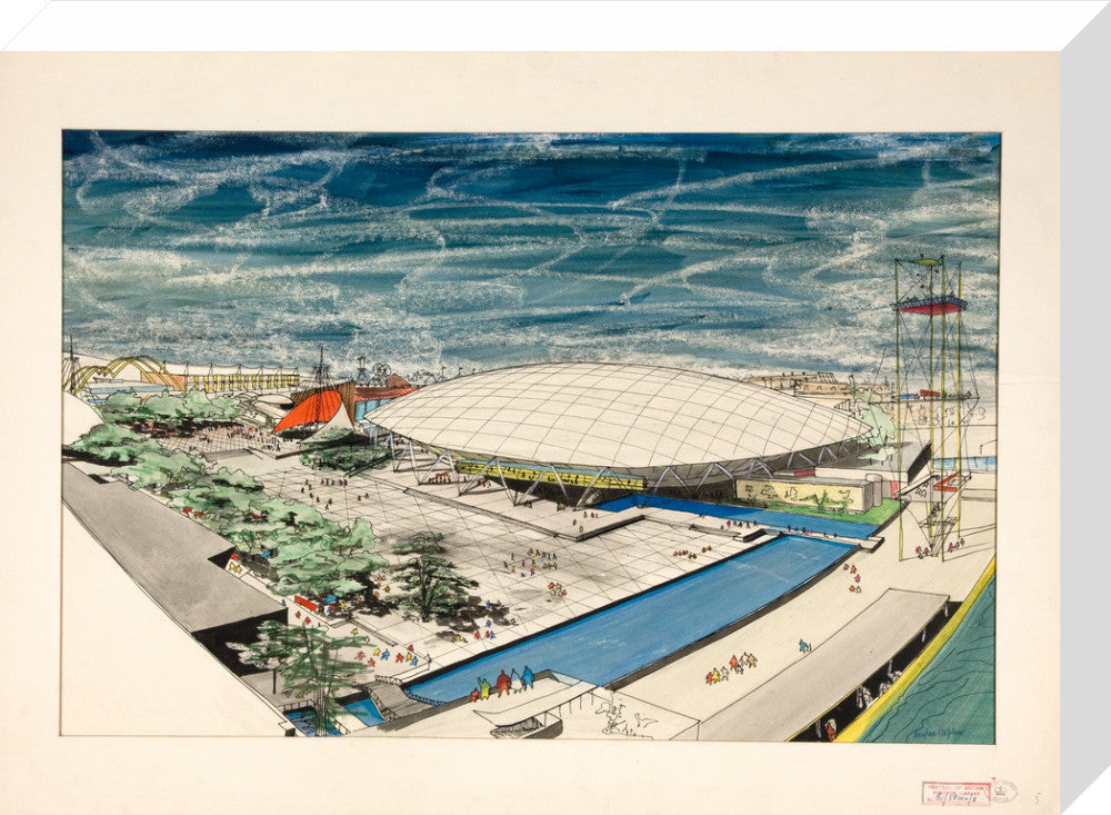 Festival of Britain 1951, Dome of Discovery and South Bank Concourse