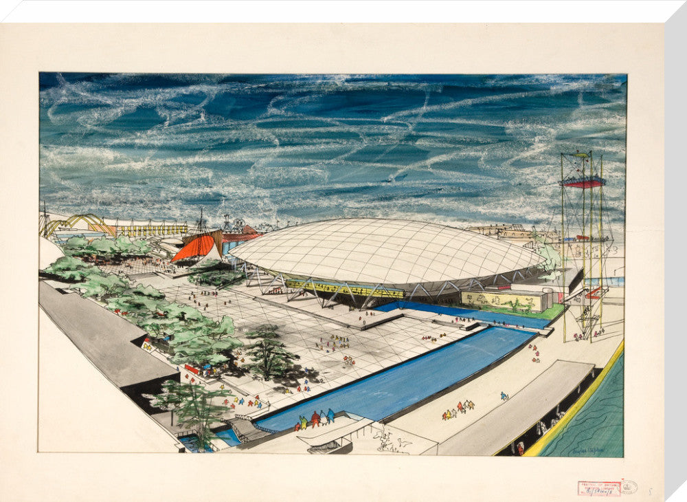 Festival of Britain 1951, Dome of Discovery and South Bank Concourse