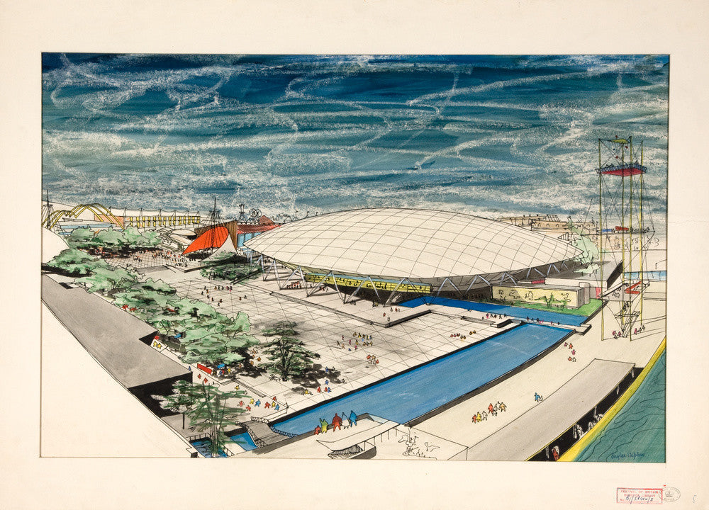 Festival of Britain 1951, Dome of Discovery and South Bank Concourse