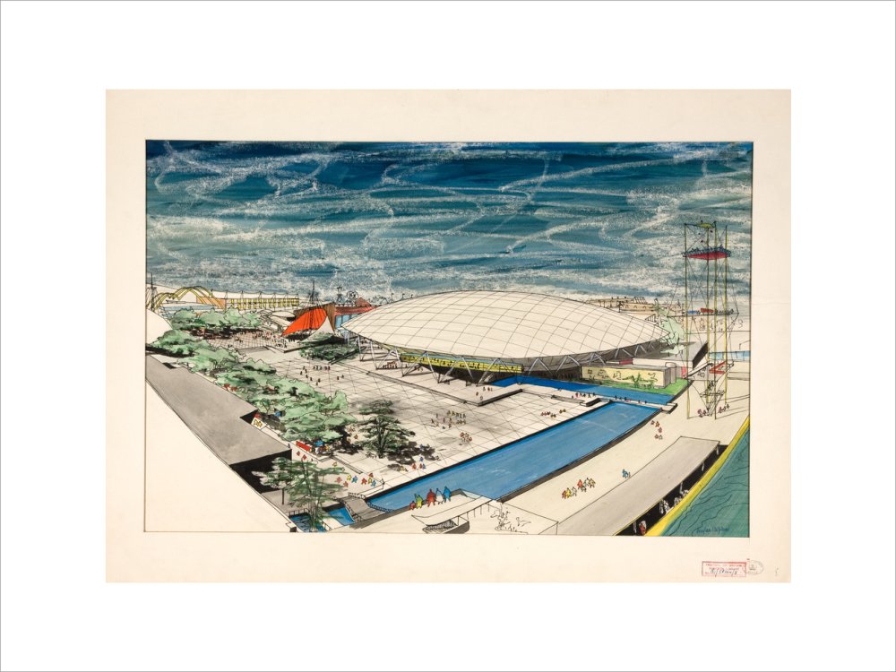 Festival of Britain 1951, Dome of Discovery and South Bank Concourse