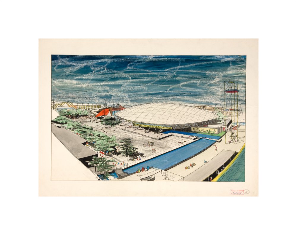 Festival of Britain 1951, Dome of Discovery and South Bank Concourse