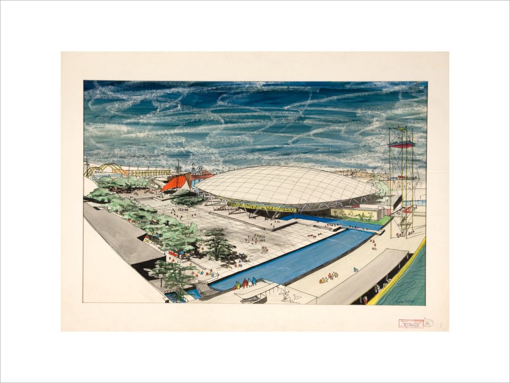 Festival of Britain 1951, Dome of Discovery and South Bank Concourse