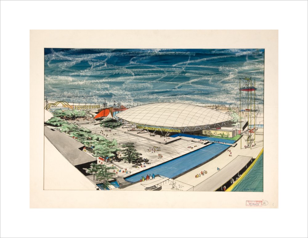 Festival of Britain 1951, Dome of Discovery and South Bank Concourse