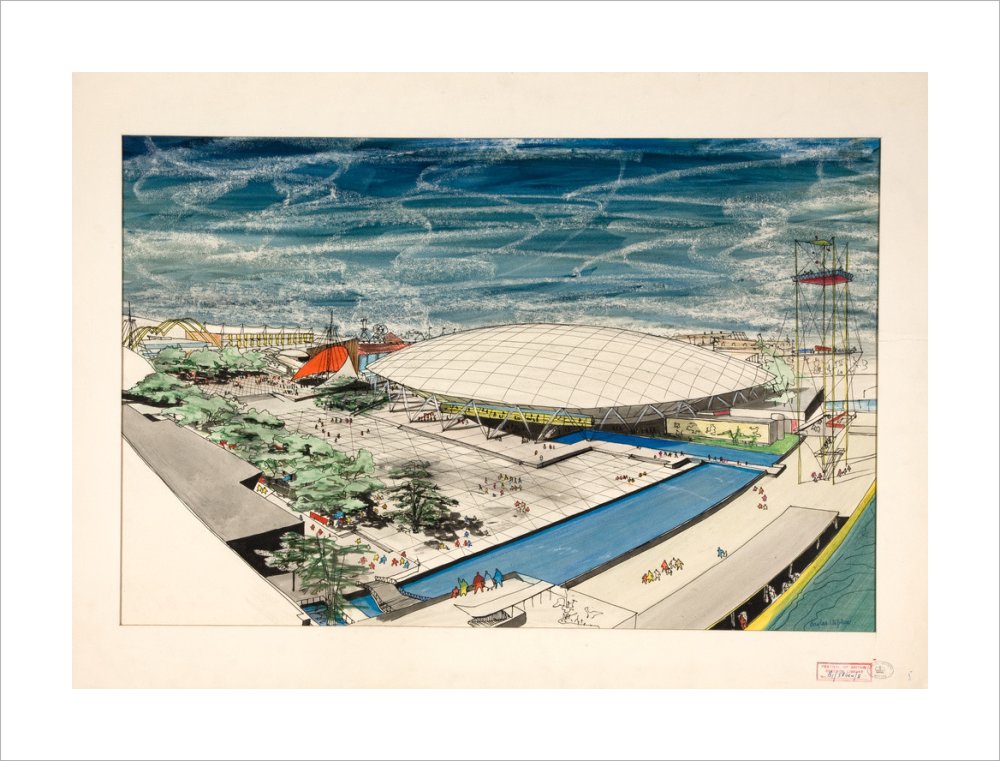 Festival of Britain 1951, Dome of Discovery and South Bank Concourse