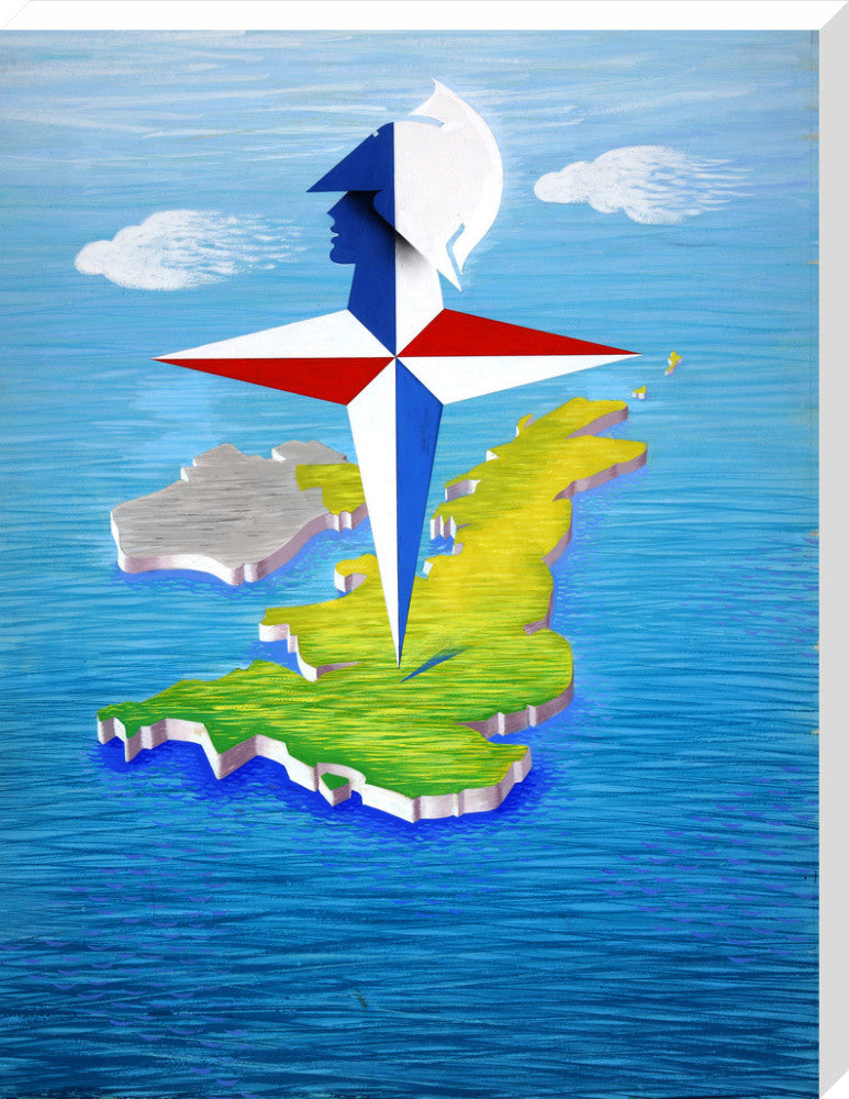 Festival of Britain 1951, Verdant Isle Poster Artwork