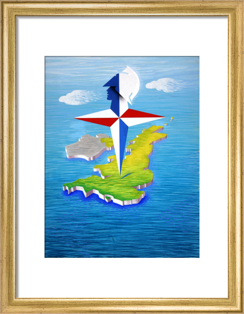 Festival of Britain 1951, Verdant Isle Poster Artwork