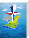 Festival of Britain 1951, Verdant Isle Poster Artwork