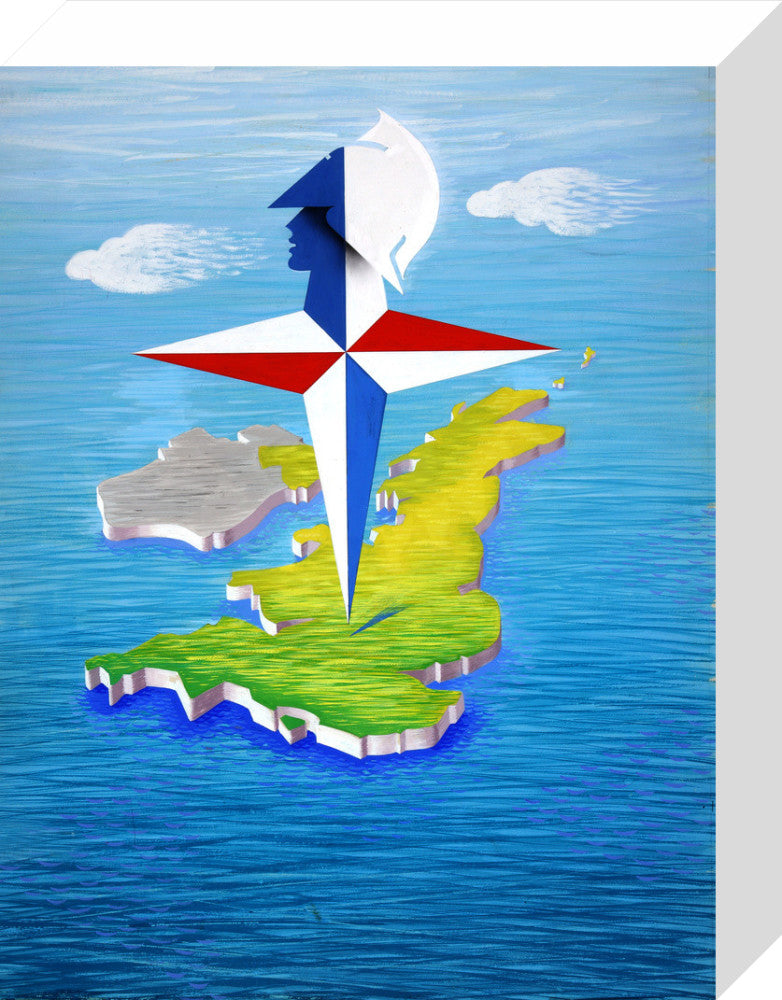 Festival of Britain 1951, Verdant Isle Poster Artwork