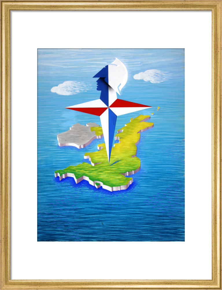 Festival of Britain 1951, Verdant Isle Poster Artwork