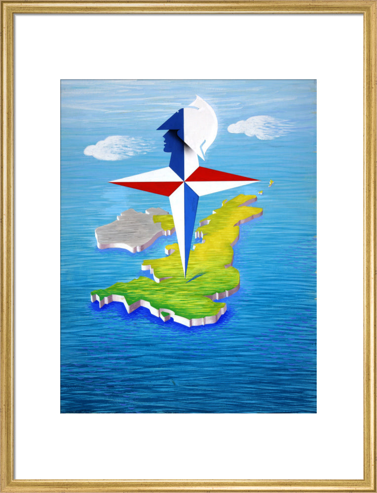 Festival of Britain 1951, Verdant Isle Poster Artwork