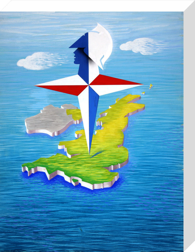 Festival of Britain 1951, Verdant Isle Poster Artwork