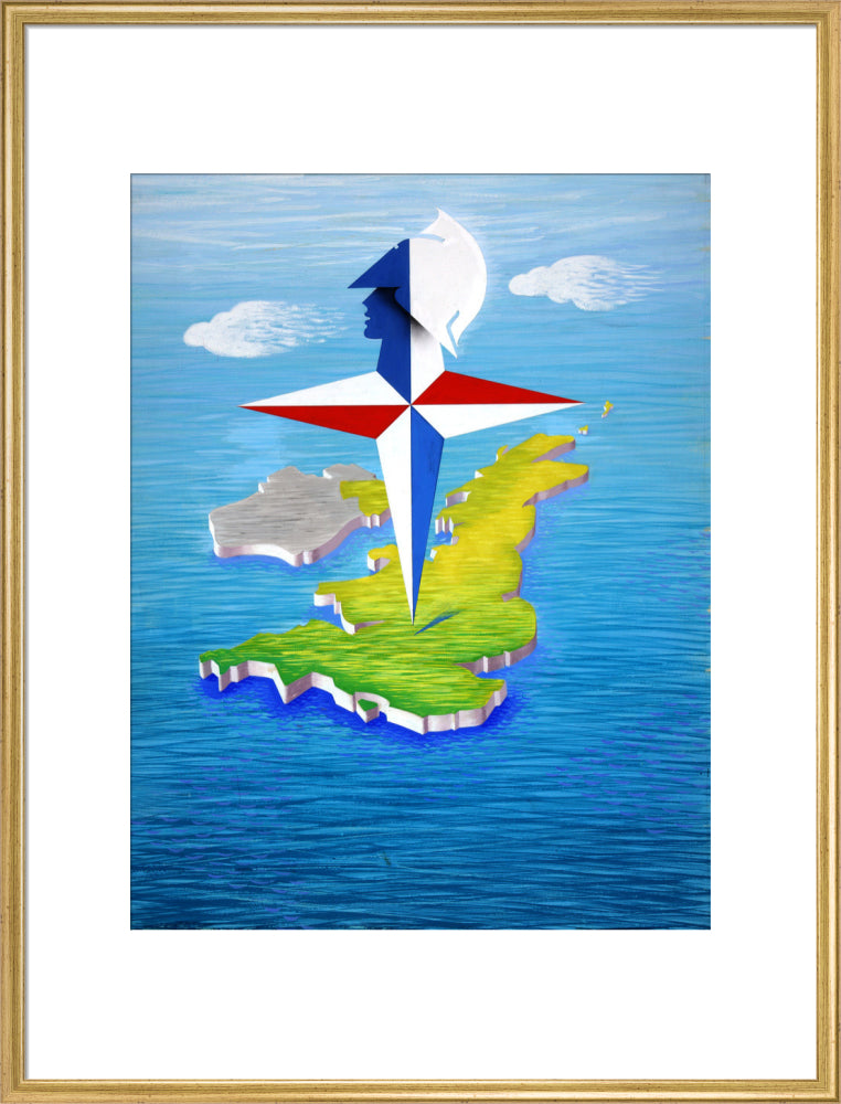 Festival of Britain 1951, Verdant Isle Poster Artwork