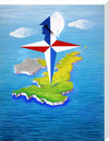 Festival of Britain 1951, Verdant Isle Poster Artwork