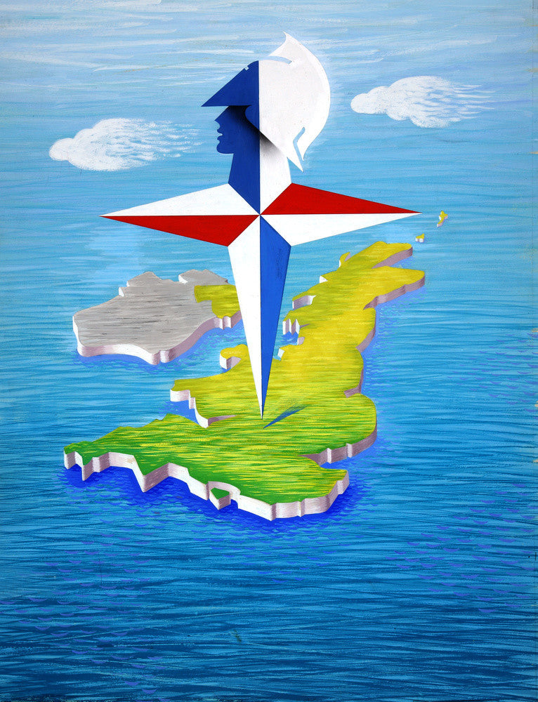 Festival of Britain 1951, Verdant Isle Poster Artwork