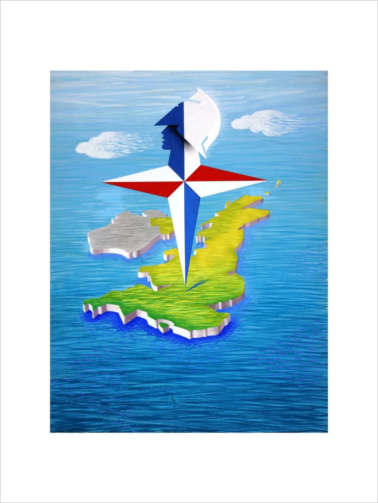 Festival of Britain 1951, Verdant Isle Poster Artwork