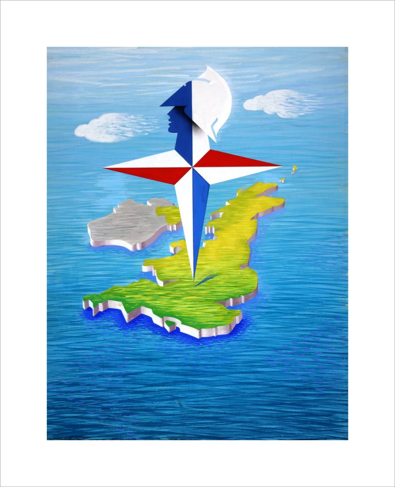 Festival of Britain 1951, Verdant Isle Poster Artwork