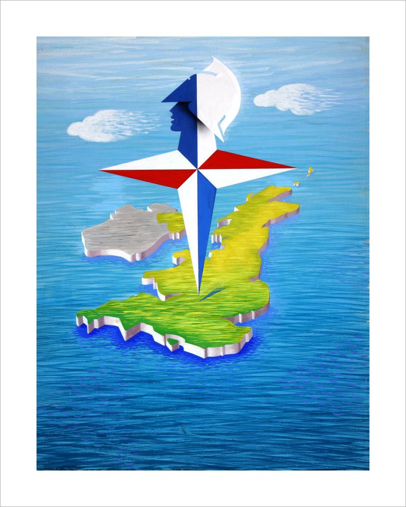 Festival of Britain 1951, Verdant Isle Poster Artwork