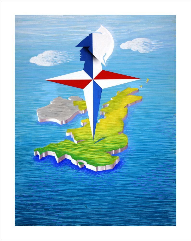 Festival of Britain 1951, Verdant Isle Poster Artwork