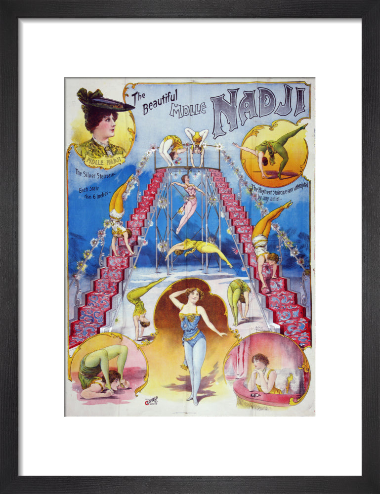 The beautiful Mademoiselle Nadji, acrobat