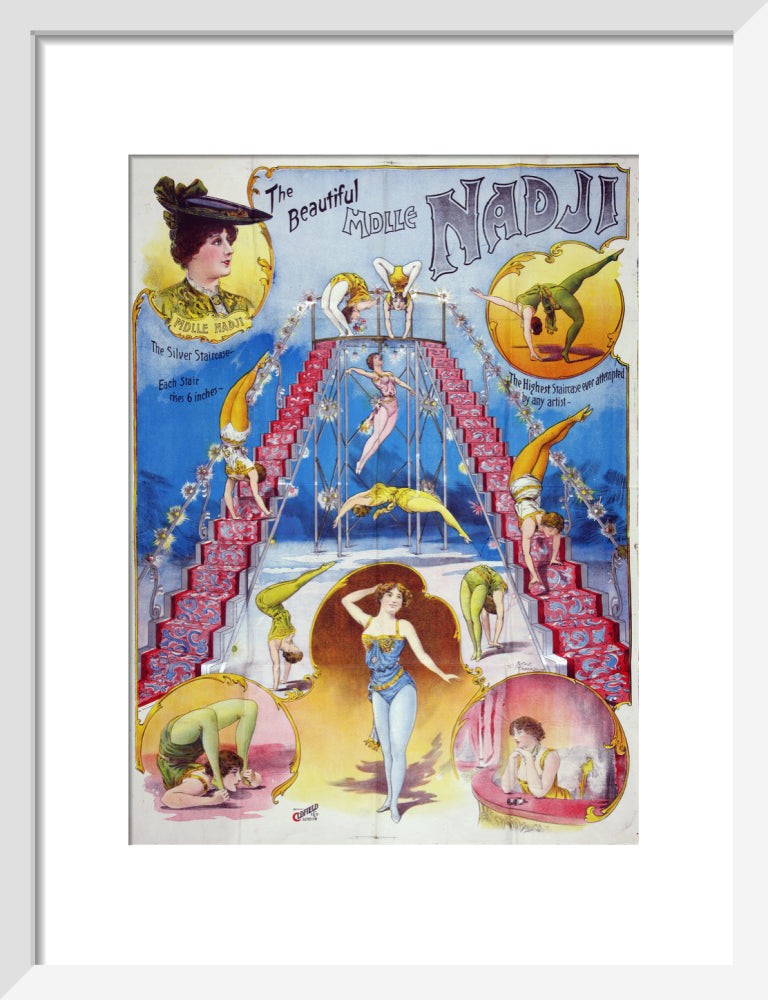 The beautiful Mademoiselle Nadji, acrobat