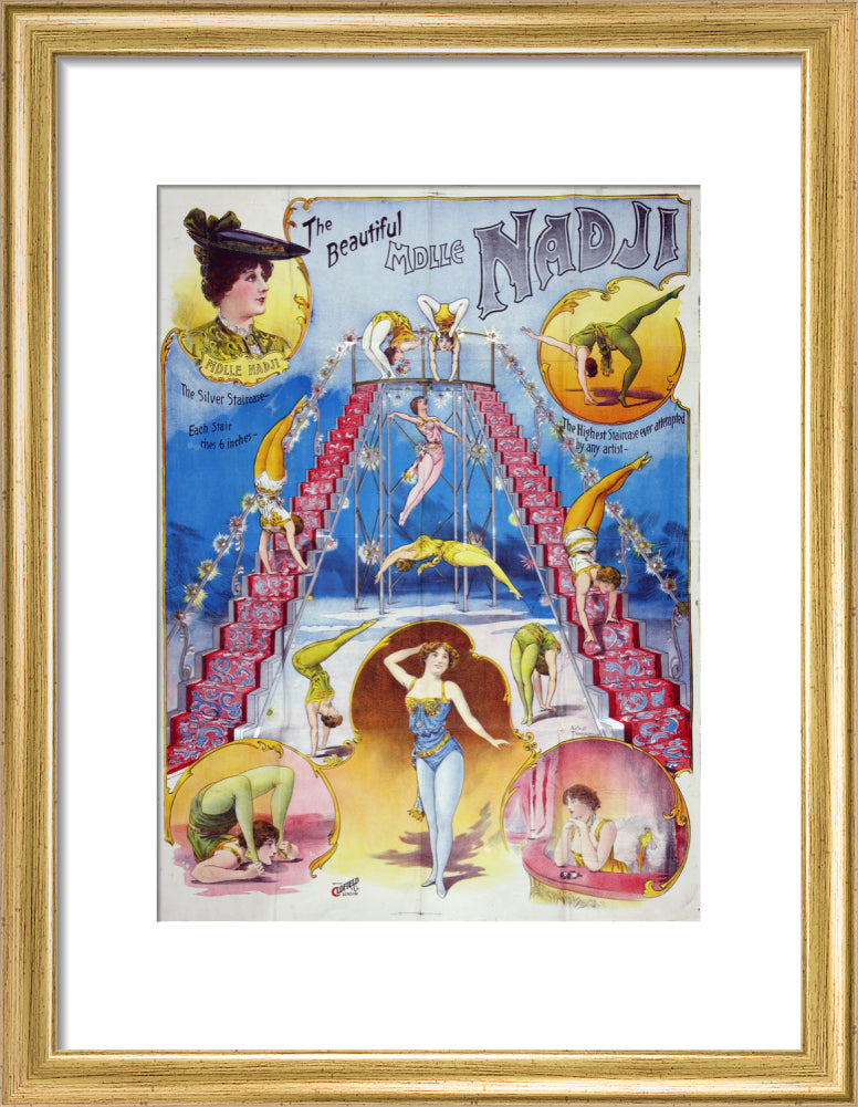 The beautiful Mademoiselle Nadji, acrobat