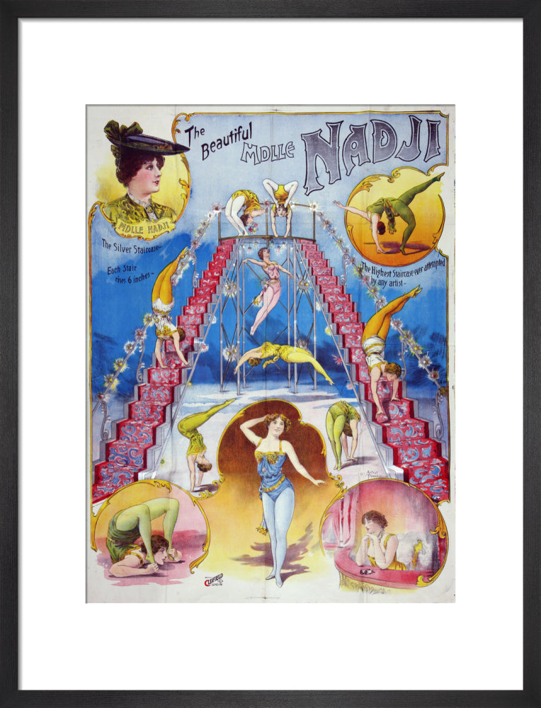 The beautiful Mademoiselle Nadji, acrobat