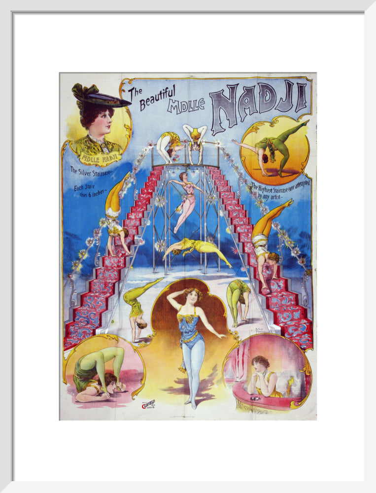 The beautiful Mademoiselle Nadji, acrobat