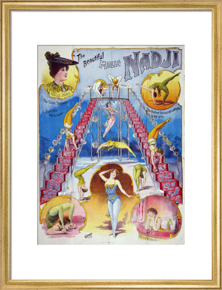The beautiful Mademoiselle Nadji, acrobat