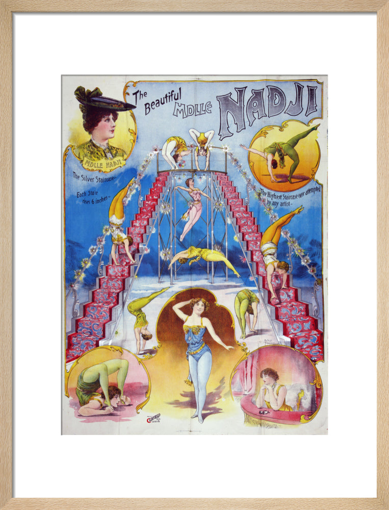 The beautiful Mademoiselle Nadji, acrobat
