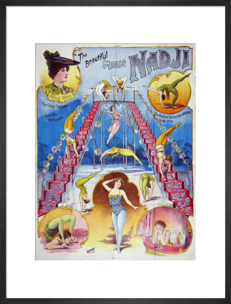 The beautiful Mademoiselle Nadji, acrobat
