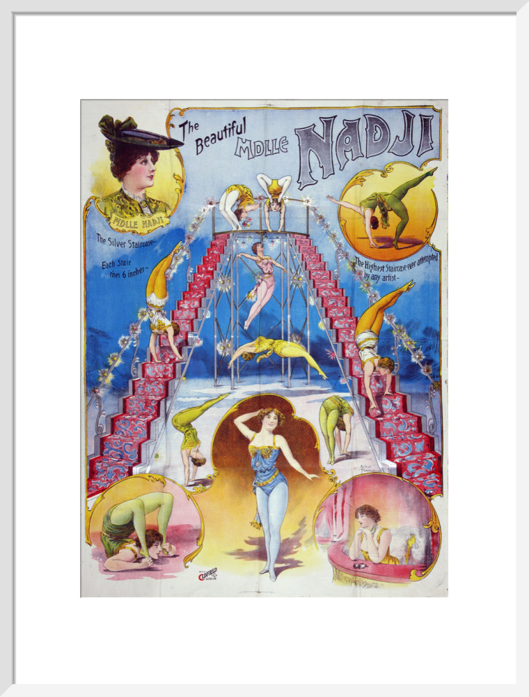 The beautiful Mademoiselle Nadji, acrobat
