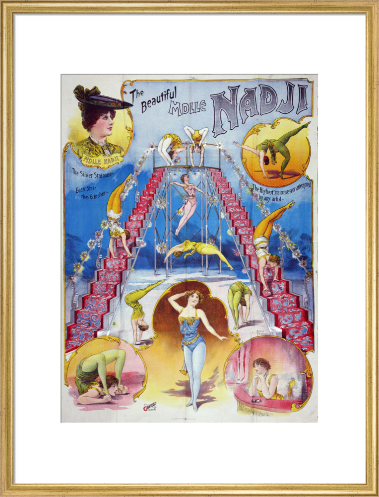 The beautiful Mademoiselle Nadji, acrobat