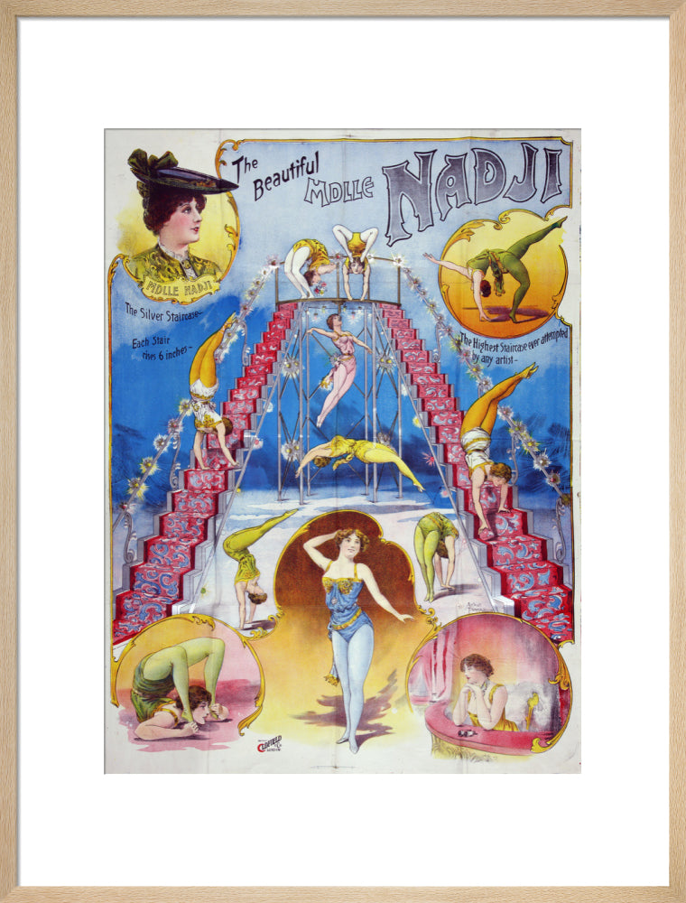 The beautiful Mademoiselle Nadji, acrobat