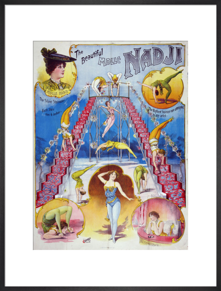 The beautiful Mademoiselle Nadji, acrobat