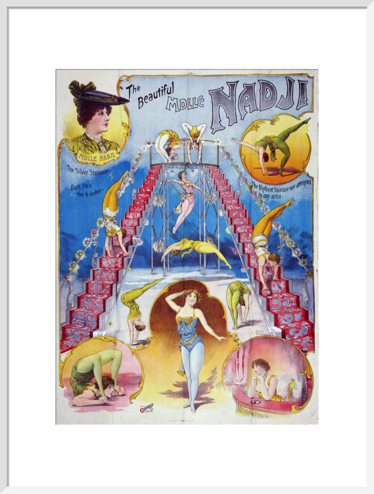 The beautiful Mademoiselle Nadji, acrobat