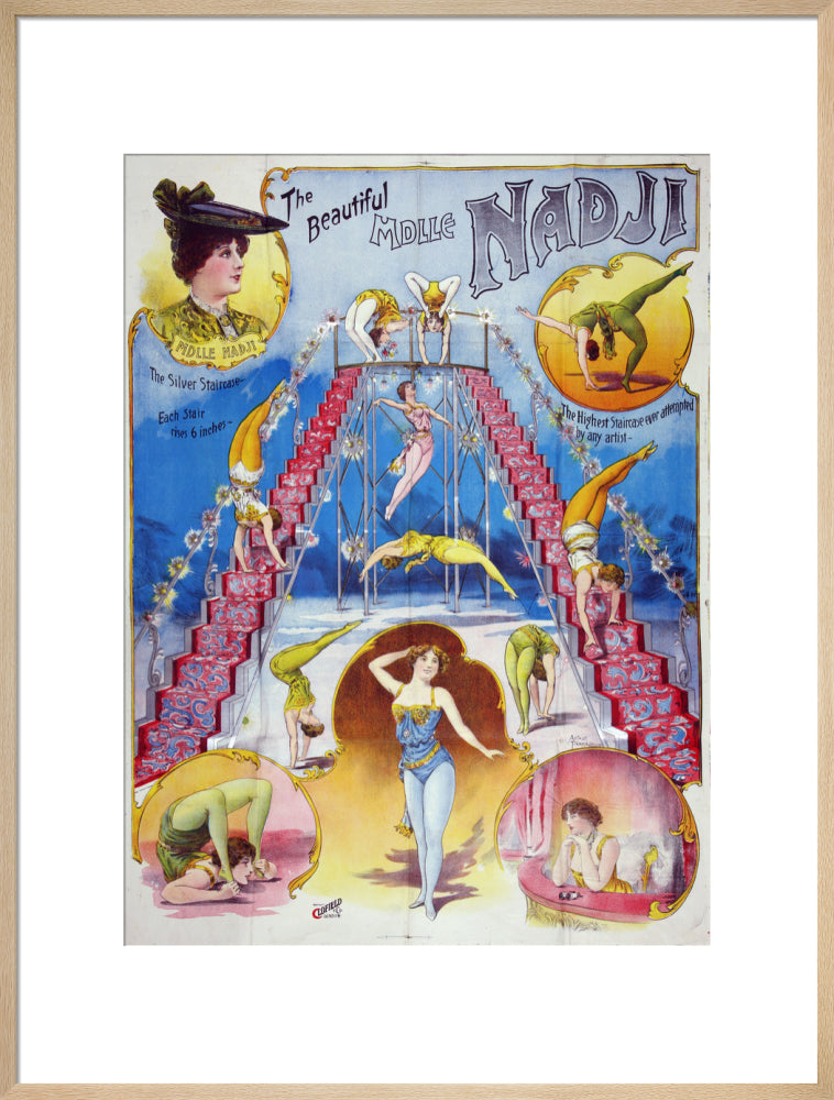 The beautiful Mademoiselle Nadji, acrobat