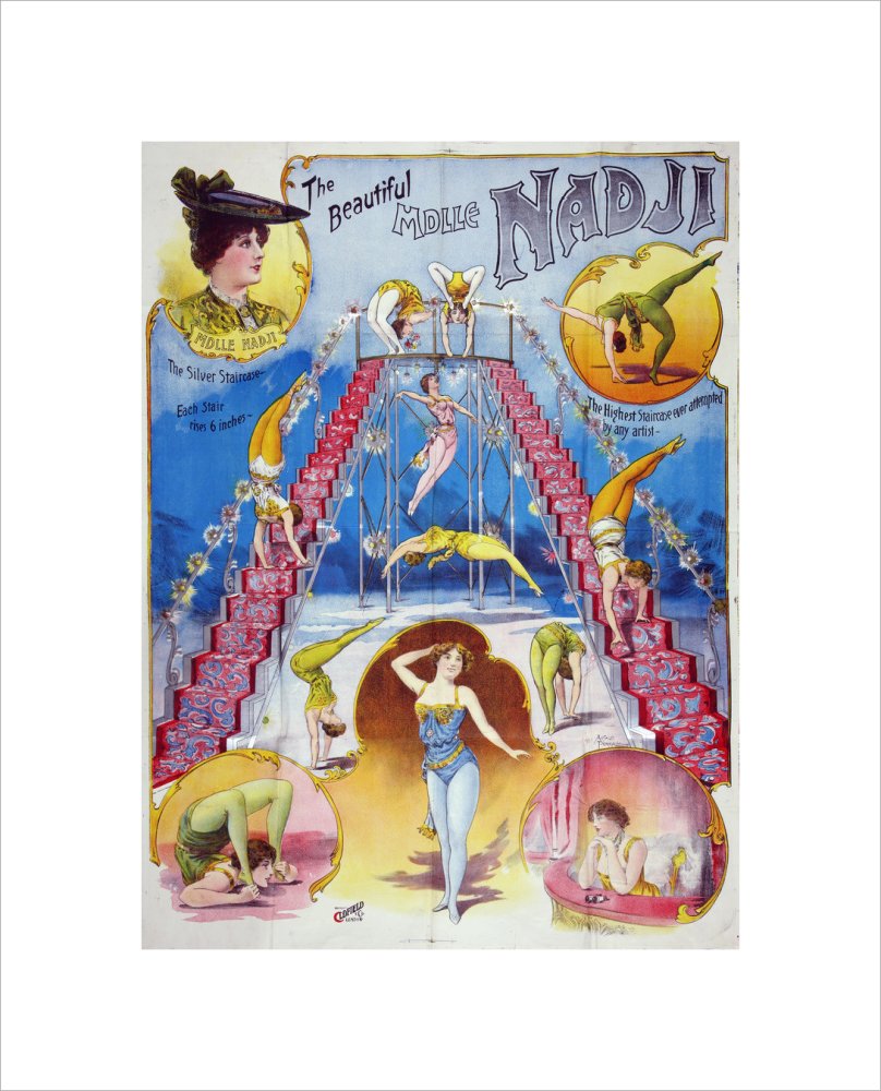 The beautiful Mademoiselle Nadji, acrobat