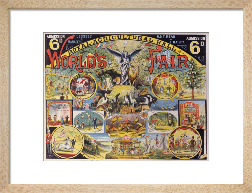 World&#39;s Fair Poster, Royal Agricultural Hall
