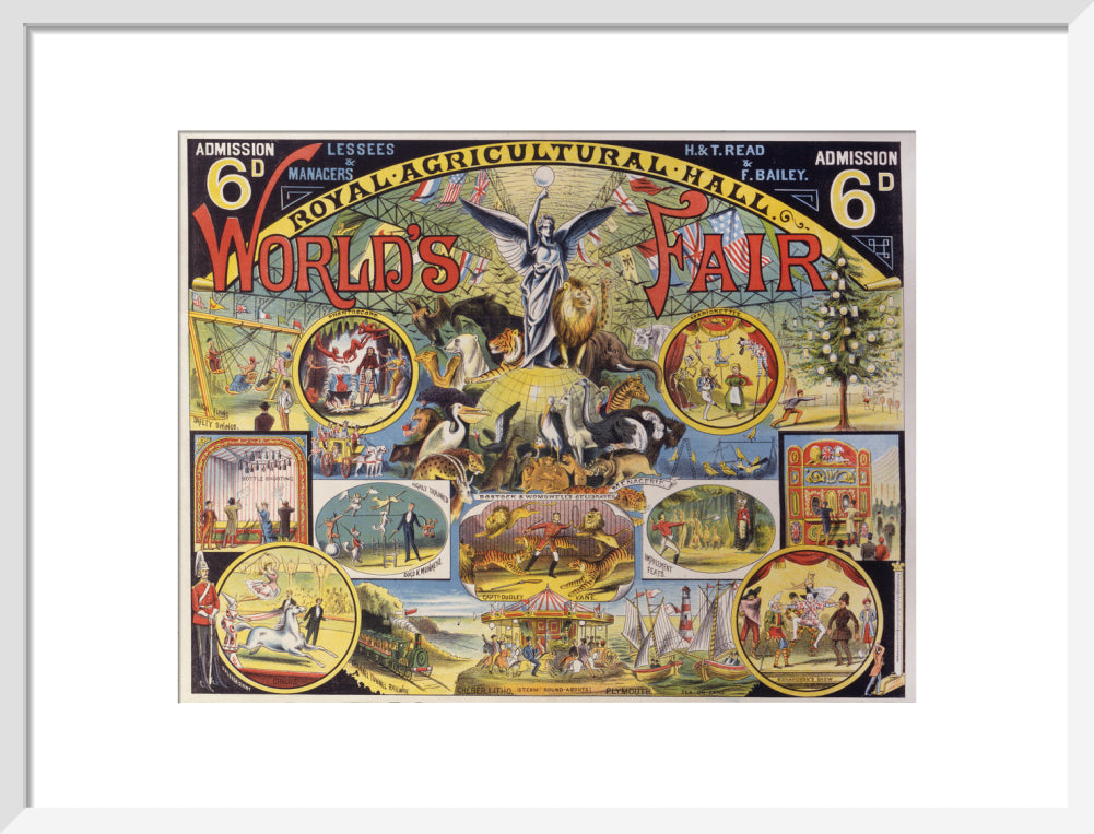 World&#39;s Fair Poster, Royal Agricultural Hall