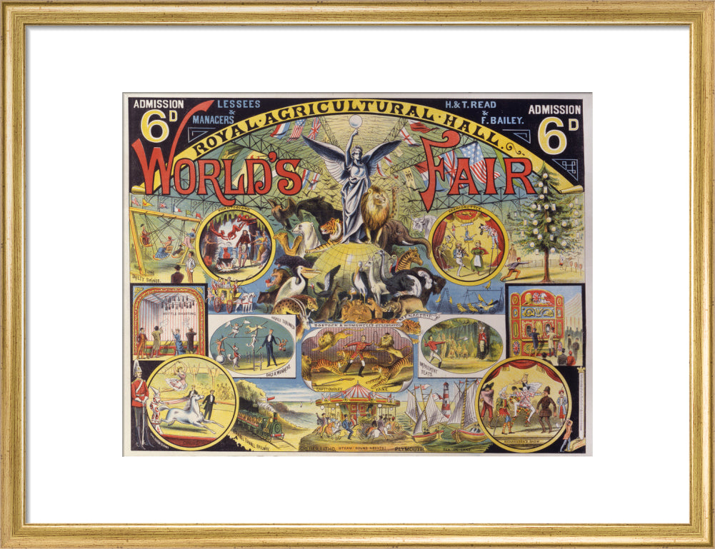 World&#39;s Fair Poster, Royal Agricultural Hall