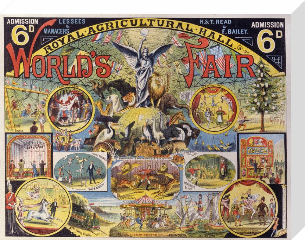 World&#39;s Fair Poster, Royal Agricultural Hall