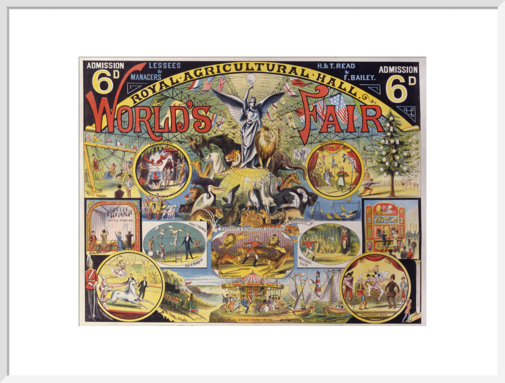 World&#39;s Fair Poster, Royal Agricultural Hall