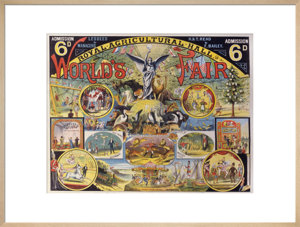 World&#39;s Fair Poster, Royal Agricultural Hall