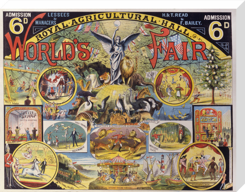 World&#39;s Fair Poster, Royal Agricultural Hall