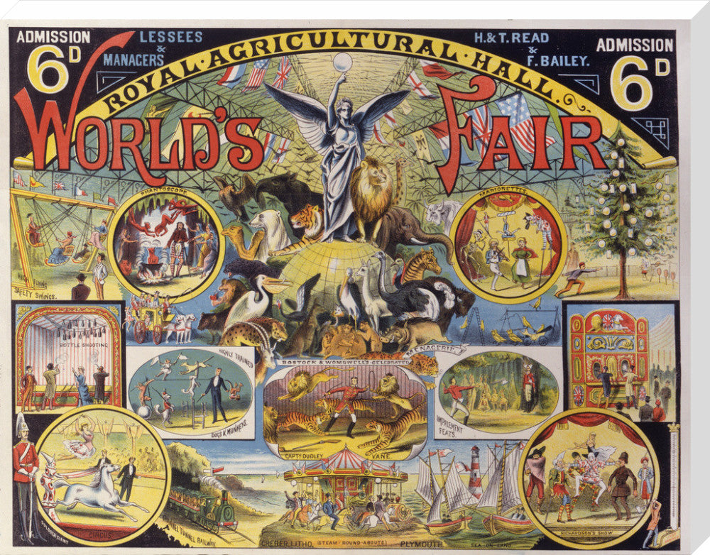 World&#39;s Fair Poster, Royal Agricultural Hall