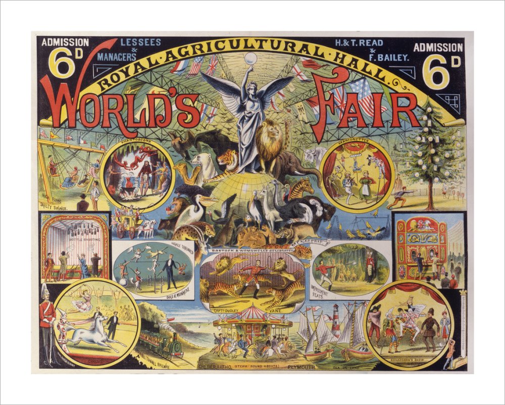 World&#39;s Fair Poster, Royal Agricultural Hall